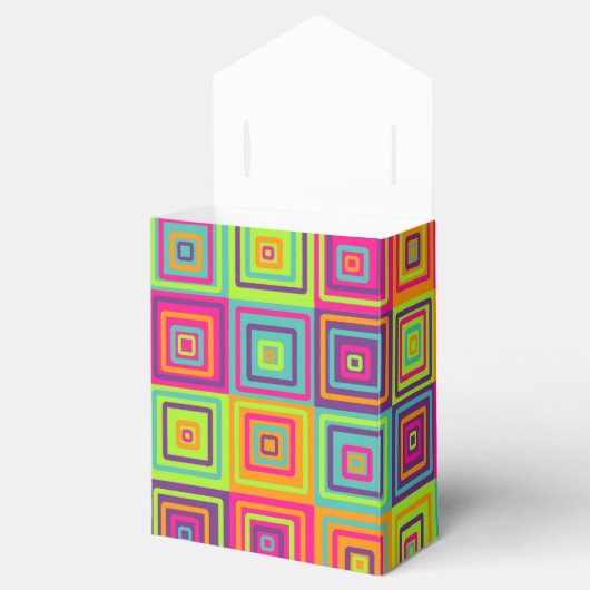 Squares Patroon Bedankdoosjes (Geopend)