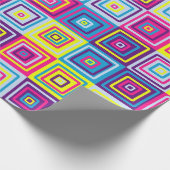 Squares Patroon Cadeaupapier (Hoek)