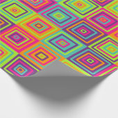 Squares Patroon Cadeaupapier (Hoek)