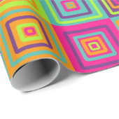 Squares Patroon Cadeaupapier (Rol Hoek)