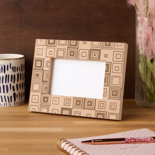 Squares Patroon Gegraveerde Lijstjes (Links)