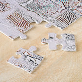 Squares Patroon Legpuzzel (Zijkant)