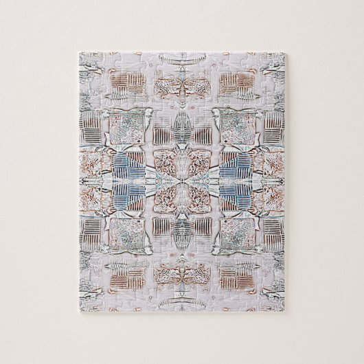 Squares Patroon Legpuzzel (Verticaal)