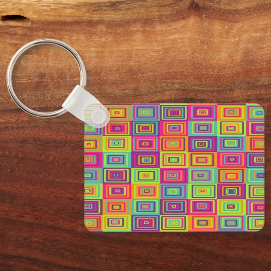 Squares Patroon Sleutelhanger (Achterkant)