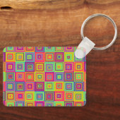 Squares Patroon Sleutelhanger (Voorkant)