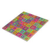 Squares Patroon Tegeltje (Zijkant)