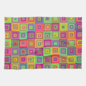 Squares Patroon Theedoek (Horizontaal)