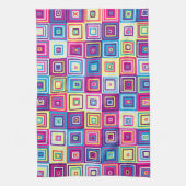 Squares Patroon Theedoek (Verticaal)