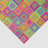 Squares Patroon Tissuepapier (Detail)