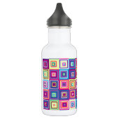 Squares Patroon Waterfles (Links)