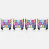 Squares Patroon Whisky Glas (Links)