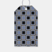Squares pattern cadeaulabel (Voorkant)