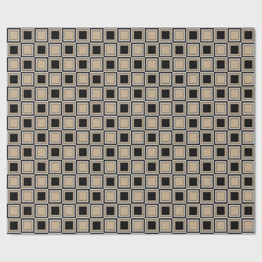 Squares pattern cadeaupapier (Vlak)