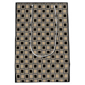 Squares pattern medium cadeauzakje (Achterkant)
