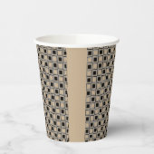 Squares pattern papieren bekers (Links)