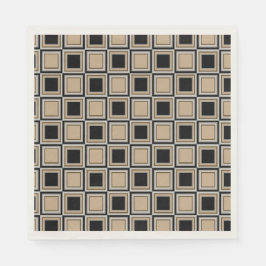 Squares pattern servet