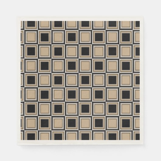 Squares pattern servet (Voorkant)