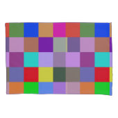 Squares Squared omkeerbaar kussen Hoesje Kussensloop (Voorkant)