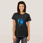 Squash Badminton Player Shuttle T-shirt (Voorkant volledig)