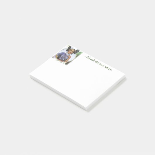 "Squash Blossom Notes" Post-it® Notes (Schuin)