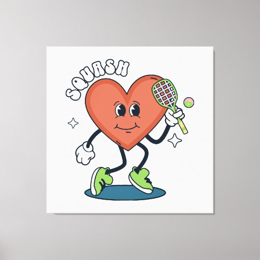 squash canvas afdruk (Voorkant)
