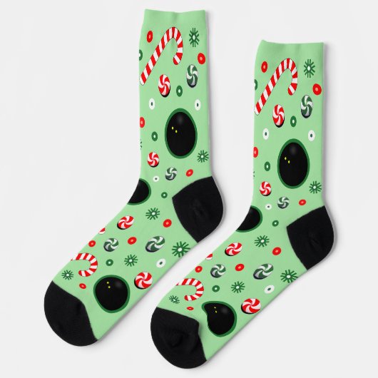 Squash Christmas Holiday Gift Socks Sokken (Links)