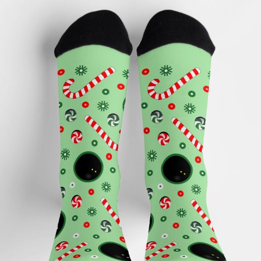 Squash Christmas Holiday Gift Socks Sokken (Top)