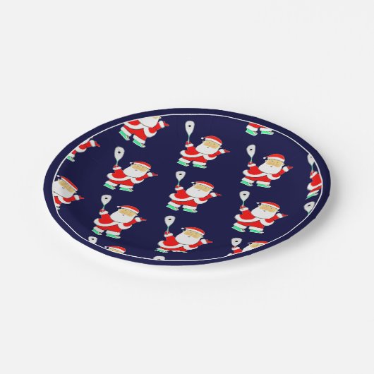 Squash Christmas Party Papieren Bordje (Gekanteld)