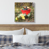 Squash Country Garden Harvest Orton Canvas Afdruk (Insitu (Slaapkamer))
