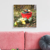 Squash Country Garden Harvest Orton Canvas Afdruk (Insitu (Woonkamer))