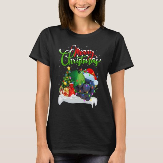Squash Fruit Xmas Decorations Santa Squash Chris T-shirt (Voorkant)