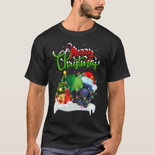 Squash Fruit   Xmas Decorations Santa Squash Chris T-shirt (Voorkant)