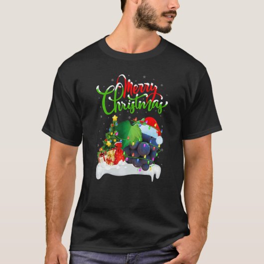 Squash Fruit  Xmas Decorations Santa Squash Christ T-shirt (Voorkant)