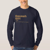 Squash Girl - Squash T-shirt (Voorkant)
