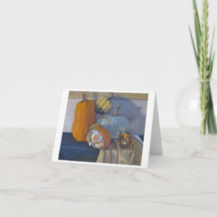 'Squash Harvest' - Thanksgiving Art Kaart