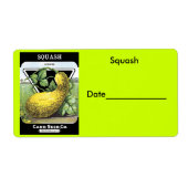 Squash Inblikken/Bevriezing Labels (Voorkant)