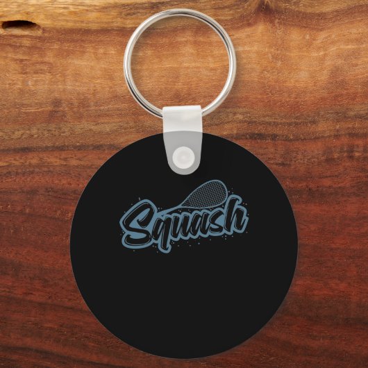 Squash ist mein liebstes Hobby Sleutelhanger (Voorkant)