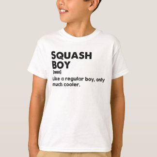 Squash Jongen Grappige Definitie Squash Liefhebber T-shirt