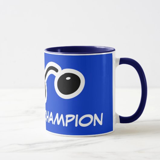 Squash kampioenen mok voor spelers en fans. (Rechts)