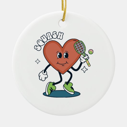 squash keramisch ornament (Voorkant)