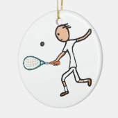 Squash Keramisch Ornament (Links)