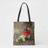 Squash Land Tuin Oogst Tote Bag (Voorkant)