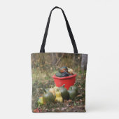 Squash Land Tuin Oogst Tote Bag (Achterkant)