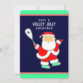 Squash Player Christmas Feestdagenkaart (Voorkant)