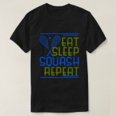 Squash Player Coach Funny Sports Enthusiast Shirt (Design voorkant)