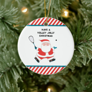 Squash Player Holiday Cadeaus Keramisch Ornament