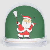 Squash Player Holiday Gift Sneeuwbol (Achterkant)
