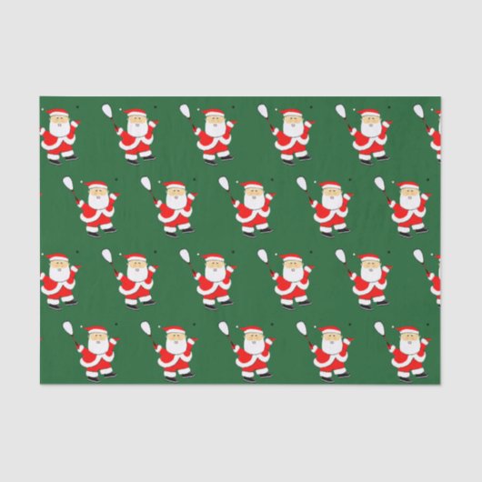 Squash Player Holiday Gift Tissue Paper Tissuepapier (Voorkant)