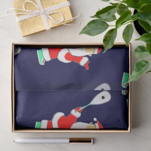 Squash Player Holiday Gift Tissuepapier (Geschenk)