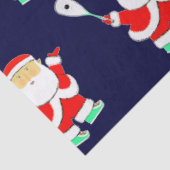 Squash Player Holiday Gift Tissuepapier (Detail)
